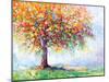 Colorful Tree of Life-Leon Devenice-Mounted Art Print