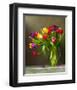 Colorful Tulips Still Life-null-Framed Art Print