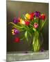 Colorful Tulips Still Life-null-Mounted Art Print