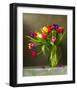 Colorful Tulips Still Life-null-Framed Premium Giclee Print