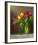 Colorful Tulips Still Life-null-Framed Premium Giclee Print