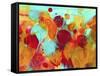 Colorful under the Sea Abstract-Amy Vangsgard-Framed Stretched Canvas