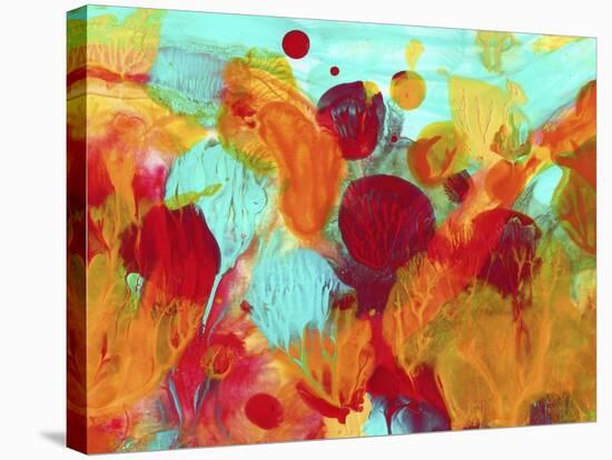 Colorful under the Sea Abstract-Amy Vangsgard-Stretched Canvas