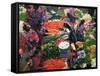 Colorful Vegetable Market in Chichicastenango, Guatemala-Keren Su-Framed Stretched Canvas