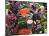 Colorful Vegetable Market in Chichicastenango, Guatemala-Keren Su-Mounted Premium Photographic Print