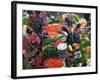 Colorful Vegetable Market in Chichicastenango, Guatemala-Keren Su-Framed Photographic Print