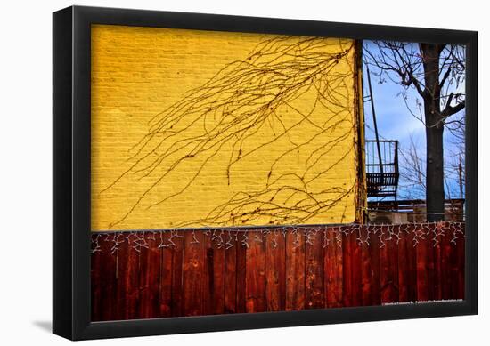 Colorful View in Brooklyn New York-null-Framed Poster