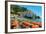 Colorful View of Almafi Coast Italy-null-Framed Photo