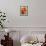 Colorful Wall with Lantern and Potted Plants, Guanajuato, Mexico-Julie Eggers-Framed Photographic Print displayed on a wall