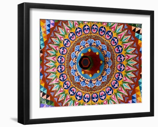 Colorful Wheel For Carriages, Costa Rica-Bill Bachmann-Framed Photographic Print