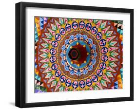 Colorful Wheel For Carriages, Costa Rica-Bill Bachmann-Framed Photographic Print