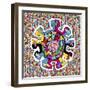 Colorful Wheel-Miguel Balbás-Framed Giclee Print