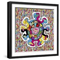 Colorful Wheel-Miguel Balbás-Framed Giclee Print