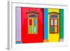 Colorful Windows and Details on A Colonial House in Little India, Singapore-platongkoh-Framed Photographic Print