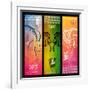 Colorful Year of the Goat Banner Set - 2015-cienpies-Framed Art Print