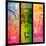 Colorful Year of the Goat Banner Set - 2015-cienpies-Mounted Art Print