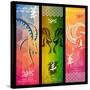 Colorful Year of the Goat Banner Set - 2015-cienpies-Stretched Canvas