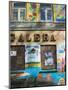 Colorfully Painted Wall in the Old Town, Vilnius, Lithuania-Keren Su-Mounted Photographic Print