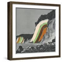 Coloring Cliffs-Danielle Kroll-Framed Giclee Print