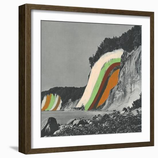 Coloring Cliffs-Danielle Kroll-Framed Giclee Print