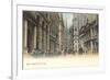 Colorized Wall Street Scene, New York City-null-Framed Premium Giclee Print