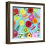 Colors and Flowers-Amelie Vuillon-Framed Art Print