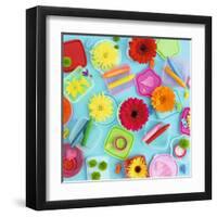 Colors and Flowers-Amelie Vuillon-Framed Art Print