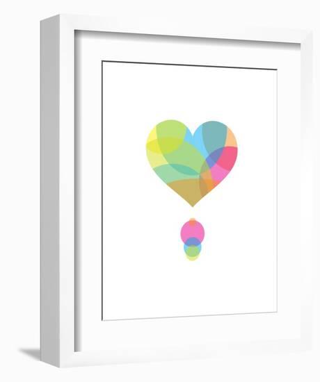 Colors of a Heart-Volkan Dalyan-Framed Art Print