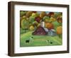 Colors of Autumn Barnyard-Cheryl Bartley-Framed Giclee Print