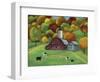 Colors of Autumn Barnyard-Cheryl Bartley-Framed Giclee Print