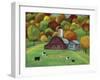 Colors of Autumn Barnyard-Cheryl Bartley-Framed Giclee Print