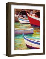 Colors of Camogli-Nancie King Mertz-Framed Art Print