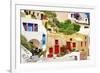 Colors of Greece - Santorini-Maugli-l-Framed Photographic Print