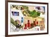 Colors of Greece - Santorini-Maugli-l-Framed Photographic Print