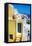 Colors of Greece Series - Santorini, Traditional Cycladic Architecture-Maugli-l-Framed Stretched Canvas