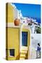 Colors of Greece Series - Santorini, Traditional Cycladic Architecture-Maugli-l-Stretched Canvas