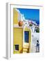 Colors of Greece Series - Santorini, Traditional Cycladic Architecture-Maugli-l-Framed Photographic Print