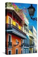Colors Of Old San Juan I-George Oze-Stretched Canvas