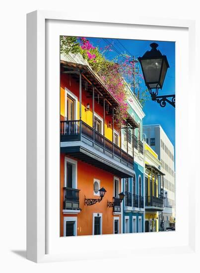 Colors Of Old San Juan I-George Oze-Framed Photographic Print