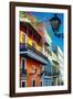 Colors Of Old San Juan I-George Oze-Framed Photographic Print