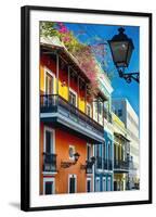 Colors Of Old San Juan I-George Oze-Framed Photographic Print