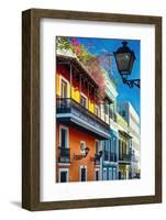 Colors Of Old San Juan I-George Oze-Framed Photographic Print