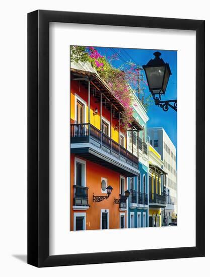 Colors Of Old San Juan I-George Oze-Framed Photographic Print