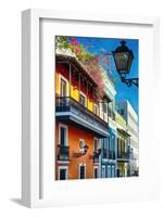 Colors Of Old San Juan I-George Oze-Framed Photographic Print