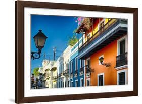 Colors Of Old San Juan II-George Oze-Framed Photographic Print