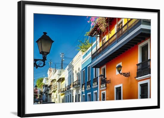 Colors Of Old San Juan II-George Oze-Framed Photographic Print