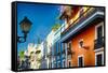 Colors Of Old San Juan II-George Oze-Framed Stretched Canvas