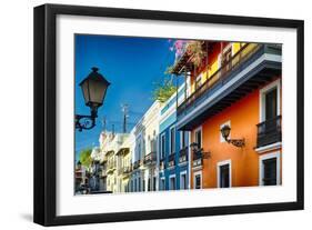 Colors Of Old San Juan II-George Oze-Framed Photographic Print