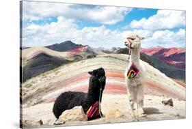 Colors of Peru - Black and White-Philippe HUGONNARD-Stretched Canvas