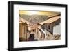 Colors of Peru - Cusco Sunset Street-Philippe HUGONNARD-Framed Photographic Print